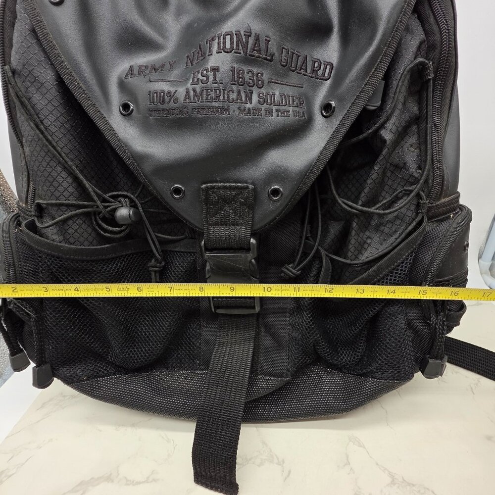 North Carolina Army National Guard Black Tactical Backpack Daypack Laptop Bag US - Picture 13 of 15